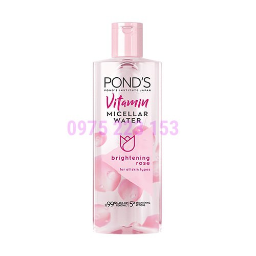 Nước Tẩy Trang Vitamin Và Hoa Hồng Sáng Da Ponds Micellar Water 235ml