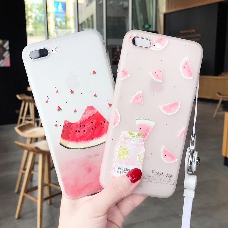 Ốp lưng iphone Fresh day TPU trơn dẻo mềm 5/5s/6/6plus/6s/6splus/7/7plus/8/8plus/x/xr/xs/11/12/pro/max/plus/promax