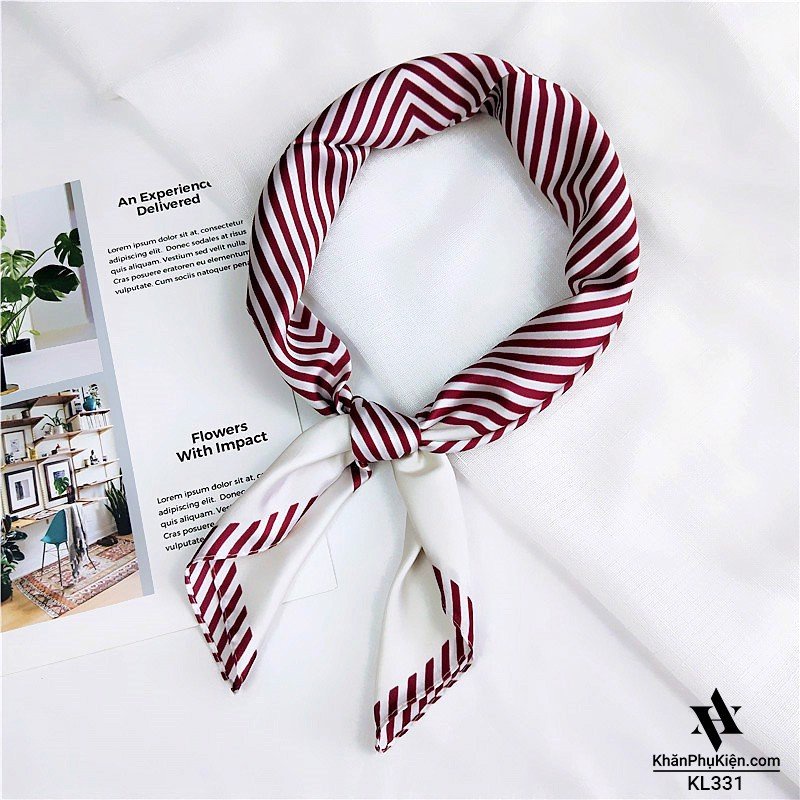 Khăn bandana quấn làm áo Blackpink cao cấp 70 70x70cm turban lụa vuông quàng cổ quấn tóc nữ đẹp