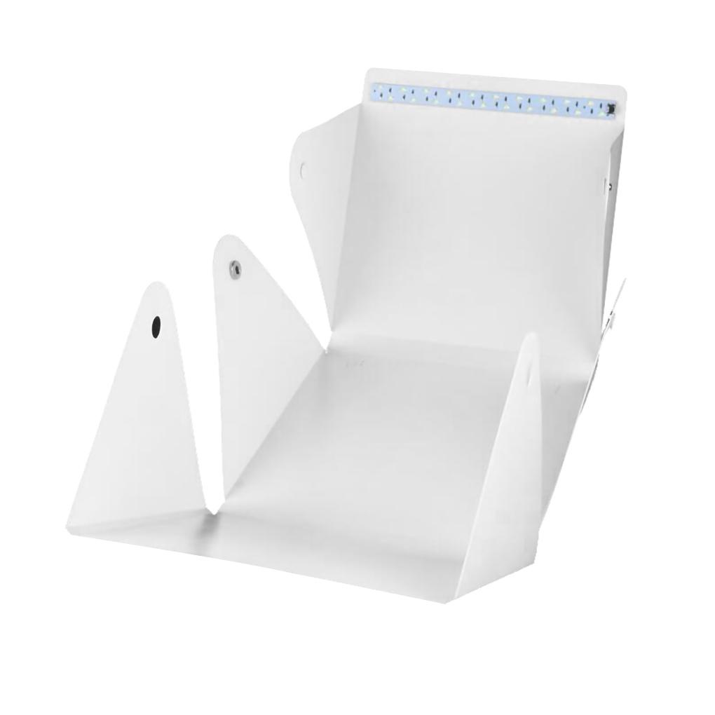 Hộp Chụp Ảnh Giao Diện USB 5V LED 2x5600k 2x550lm Có Thể Gấp Gọn Tiện Dụng Cho Studio Chụp Ảnh