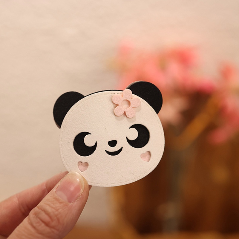 Kẹp Tóc Hình Gấu Trúc Hoạt Hình Nhiều Kiểu Dáng Chống Trượt Cho Bé