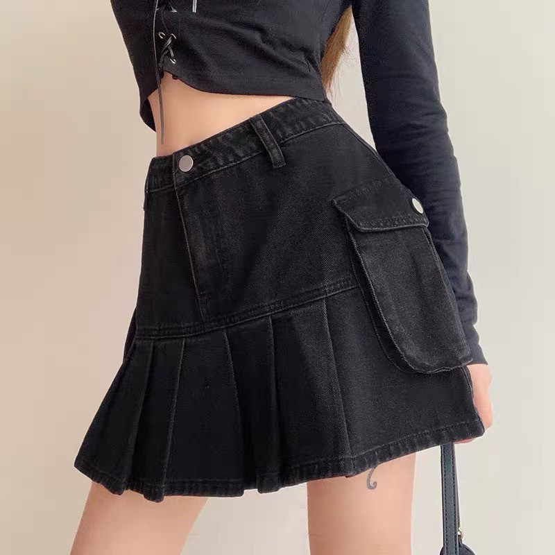 Chân váy jeans ngắn xoè cá tính cho các bạn nữ năng động với mùa hè 2021 | BigBuy360 - bigbuy360.vn