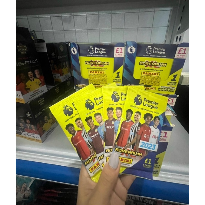 Gói thẻ lẻ Pack thẻ Panini Adrenalyn XL Premier league mùa 22/23