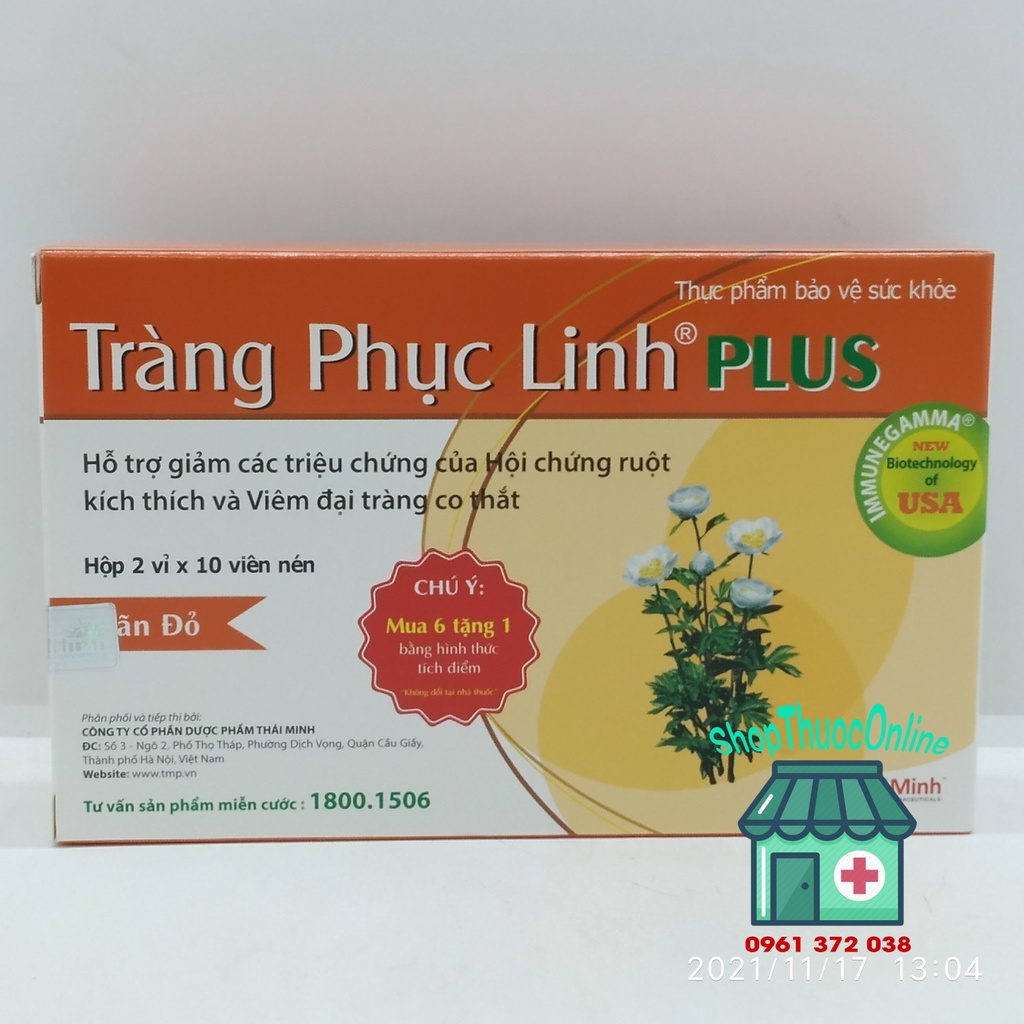Tràng Phục Linh và Tràng Phục Linh PLUS  nếu không giảm triệu chứng sau 2 tháng sử dụng