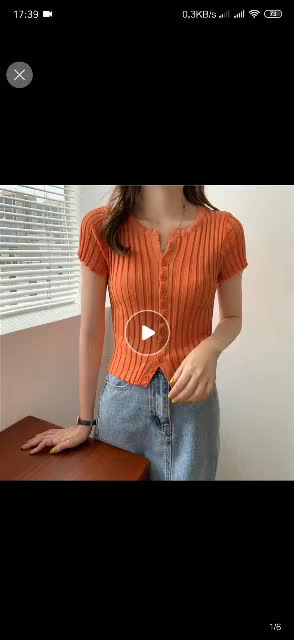 Áo len cổ khoét Quảng châu khuy | BigBuy360 - bigbuy360.vn