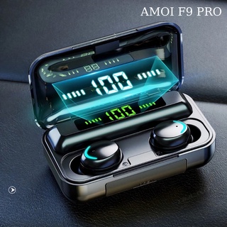 Hình ảnh Tai nghe Bluetooth AMOI F9 PRO bản QUỐC TẾ chạm cảm ứng chống nước IPX5 chống ồn tai nghe không dây cao cấp chính hãng