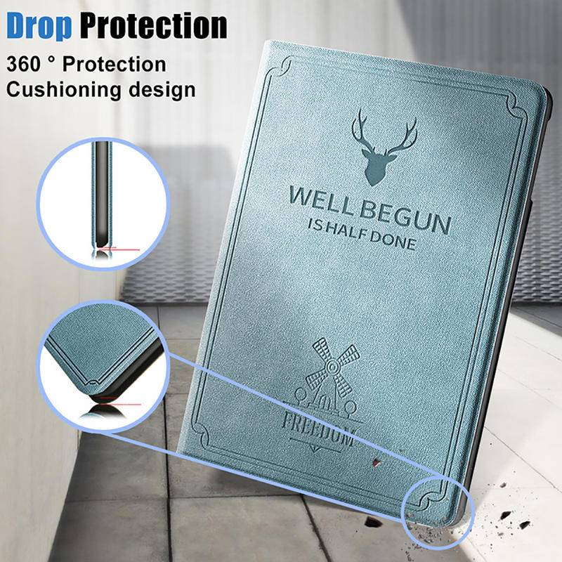 Bao da máy tính bảng DLLENCASE A021 da PU thích hợp cho iPad Air 3 2 1 Mini 5 4 Pro 11 9.7 6th 5th 10.2 7th Mini 1 2 3