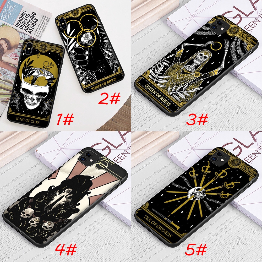 Ốp Điện Thoại Tpu Dẻo Họa Tiết Bài Tarot Magical Death Độc Đáo Cho Iphone 11 Pro Xs Max Xr X 8 7 6s 6 Plus D82