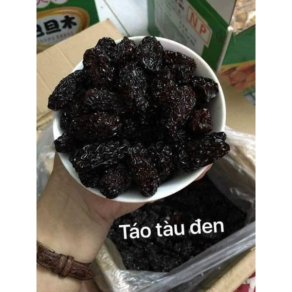 TÁO TÀU KHÔ SIÊU TO SIÊU NGON ĐÓNG TÚI ZIP (1kg)