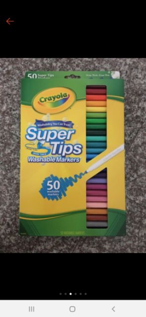 Bút lông Crayola Supertip 50 màu dùng để vẽ ,tô,viết calligraphy