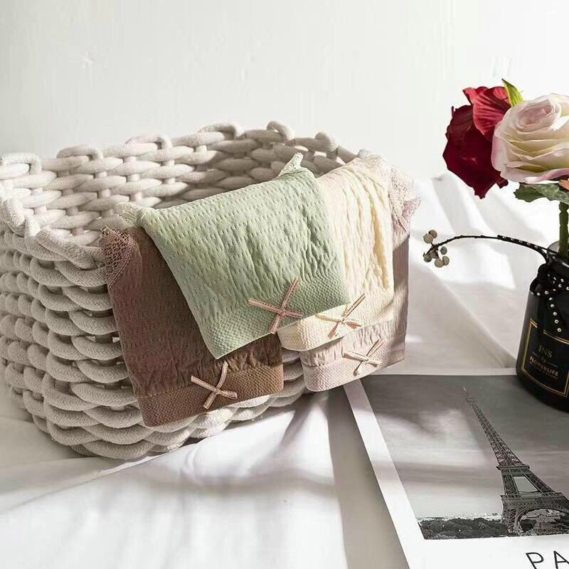 Mẫu mới - Quần lót cotton kháng khuẩn viền ren co giãn 4 chiều