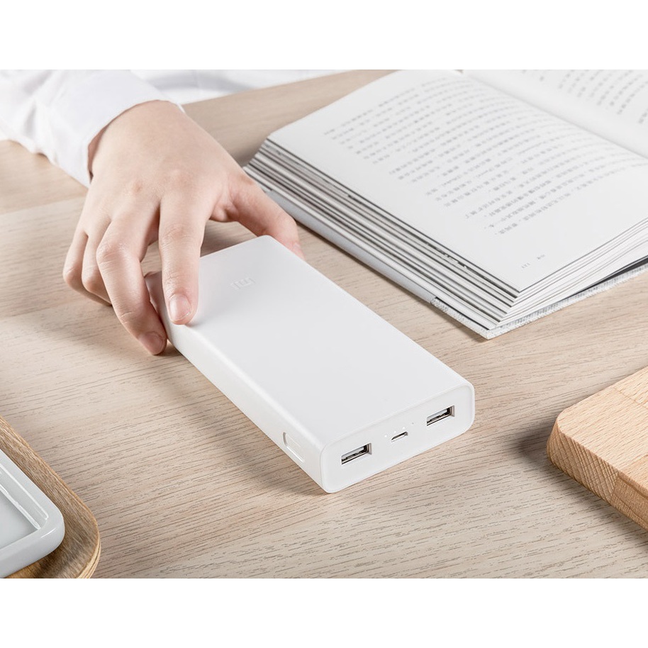 Pin dự phòng Xiaomi 20.000mah 2 cổng sạc - Hàng chính hãng