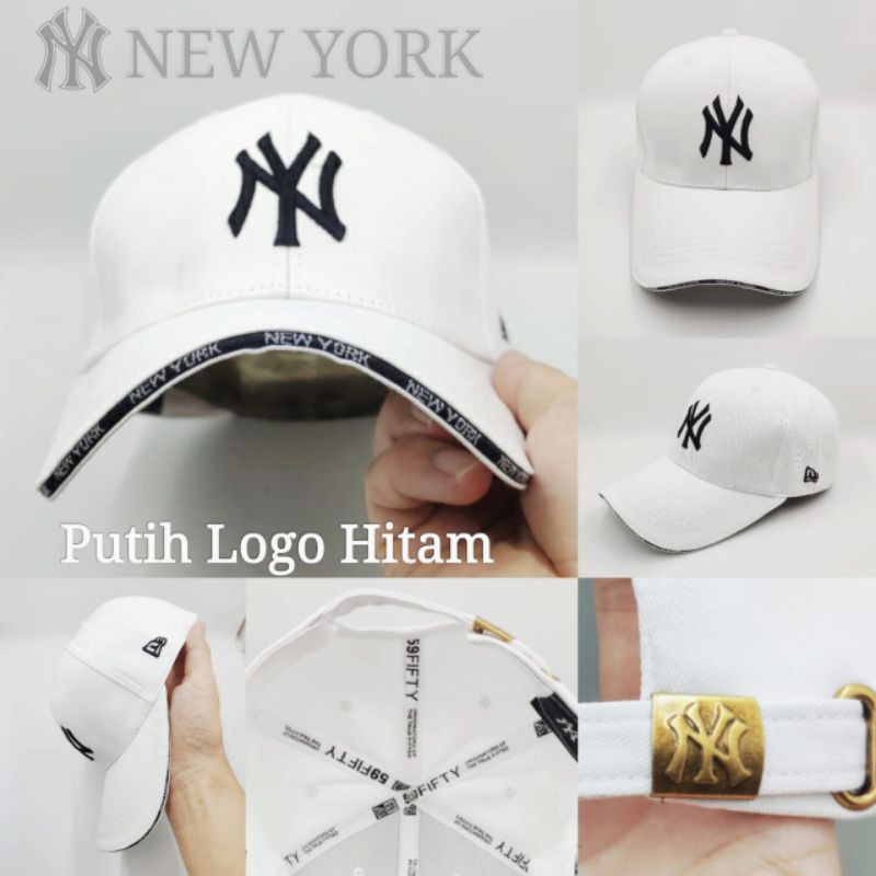 Mũ Lưỡi Trai Họa Tiết New York Mlb Cá Tính Cho Nam Và Nữ