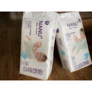 Bỉm dán nanu bịch 50 miếng - size s, m