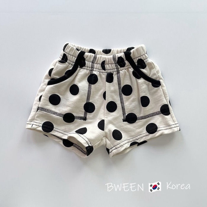 Quần Short cotton Họa Tiết Chấm Bi Thời Trang Dành Cho Bé Trai Và Bé Gái