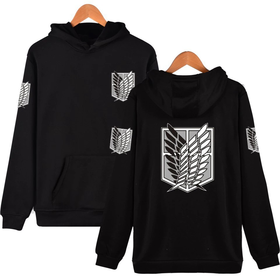 GIÁ TỐT - Áo Hoodie Attack On Titan mẫu mới cực phong cách