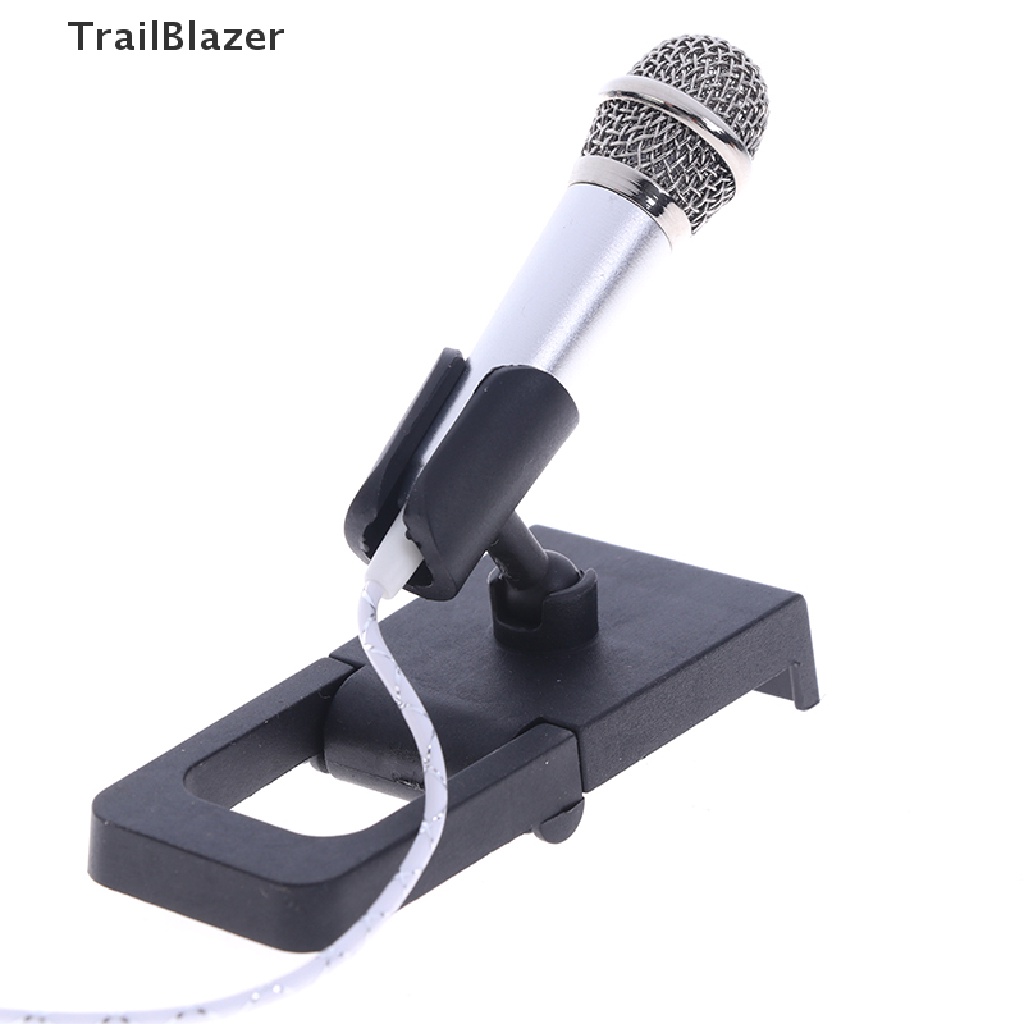 Micro mini có giá đỡ và tai nghe giắc 3.5mm tiện dụng cho studio karaoke