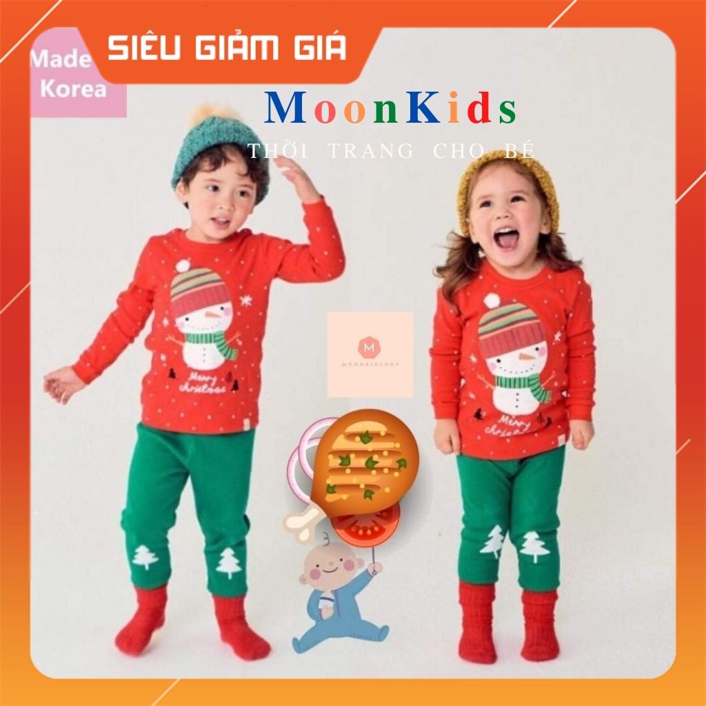 Bộ Body Dài Tay MinKy Mom,Hình GIÁNG SINH VÀ NOEL🐨COTTON 100%🐨 dành cho bé trai,gái từ 7-20kg giao ngay