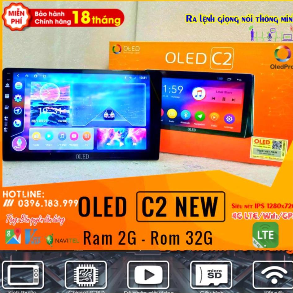 Màn hình Android OLED C2 New Theo Xe HONDA CRV 2012 - 2017, 9 inch kèm dưỡng và canbus + jack zin theo xe