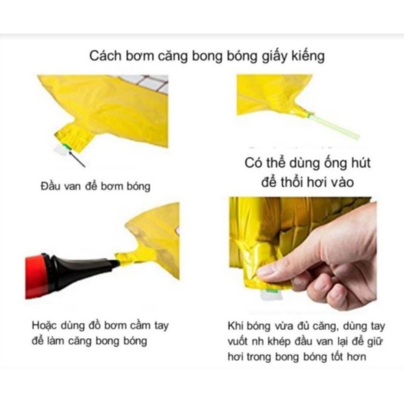 Set Bong bóng trang trí sinh nhật Siêu Nhân cho bé trai phụ kiện trang trí sinh nhật Hana Party