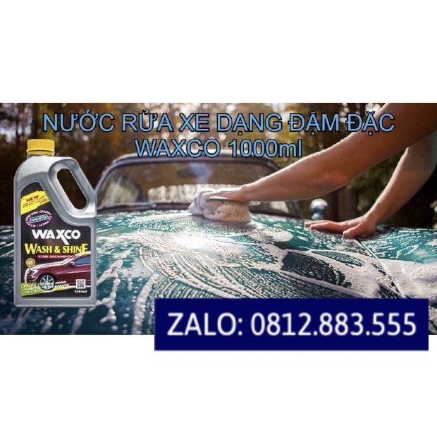 NƯỚC RỬA XE DẠNG ĐẬM ĐẶC WAXCO 1000ml