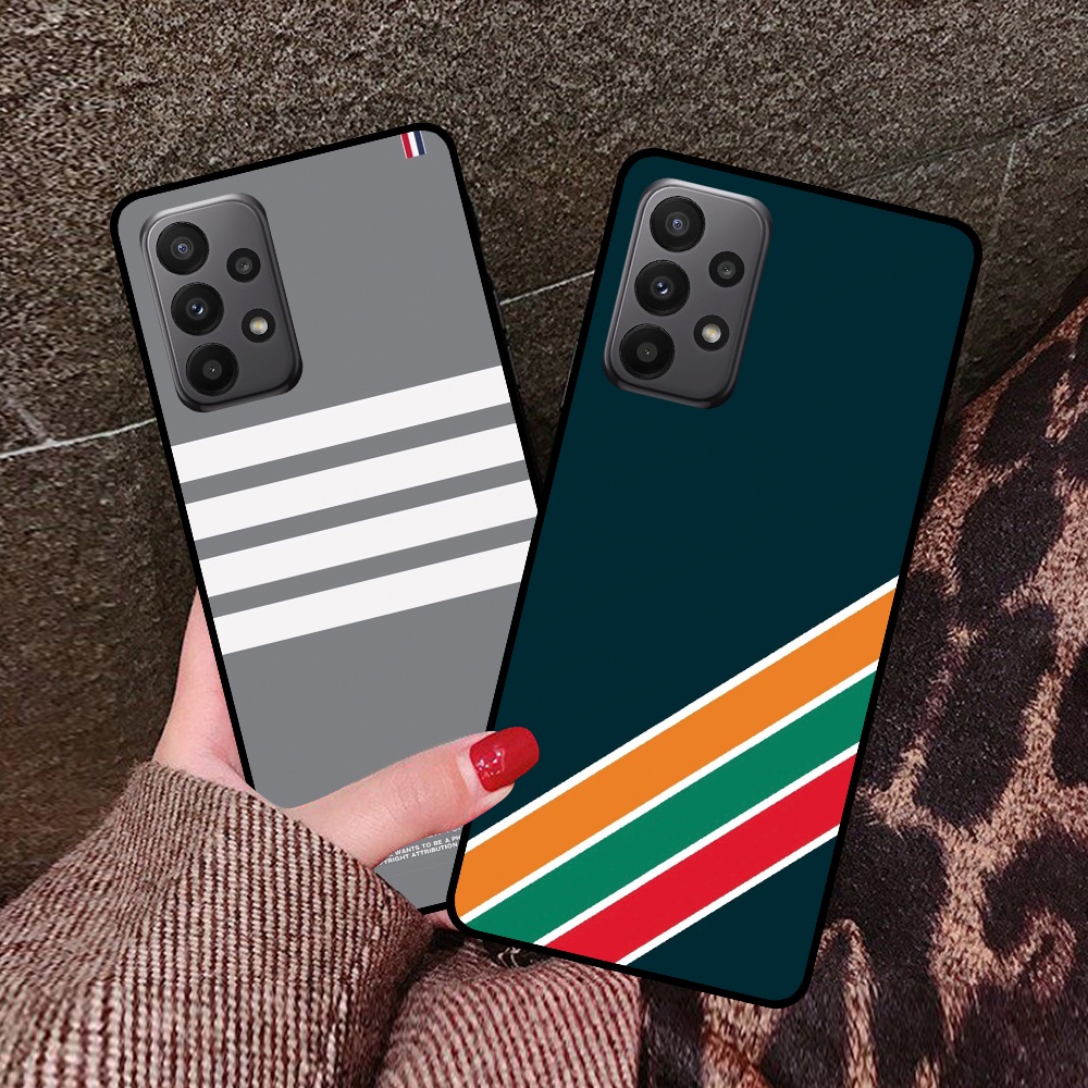 Ốp lưng Samsung A13 / A23 / A33 5G / A53 5G / A73 5G in hình sọc caro, họa tiết đen trắng dễ thương