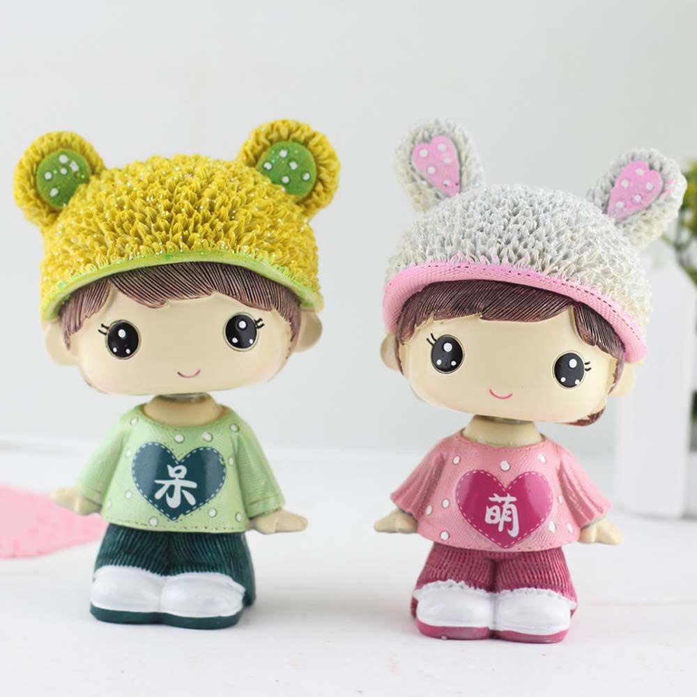 Búp Bê Lắc Đầu Dùng Để Trang Trí Nội Thất Xe Hơi / Văn Phòng REBUY1