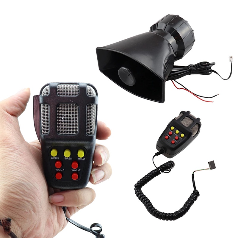 Còi Cảnh Báo 7 Âm Thanh Lớn 12V 110DB Cho Xe Hơi / Xe Tải