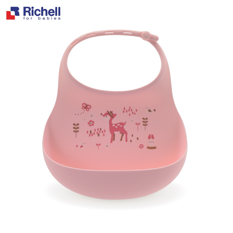 Yếm ăn dặm Richell silicone