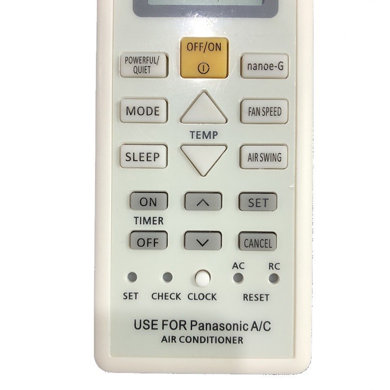 Remote Điều Khiển Cho Máy Lạnh Điều Hòa PANASONIC dòng PUxUKH NxUKH Hàng đẹp tặng pin chống chảy nước