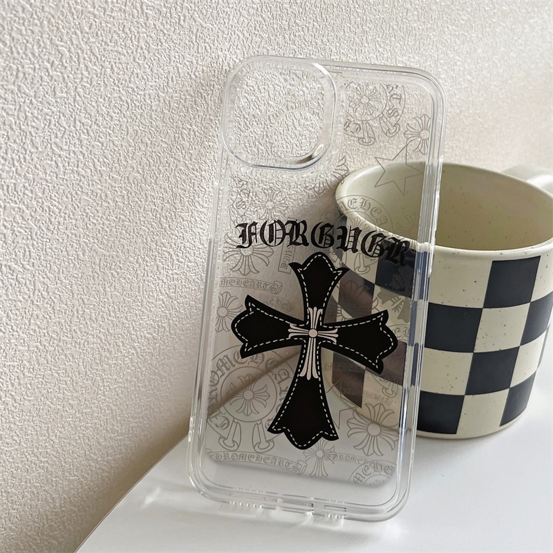 Ốp Điện Thoại Chống Sốc In Logo Chrome Hearts Cho iPhone 13 Pro Max 12 11 X Xs Max Xr SE2 7 8 Plus