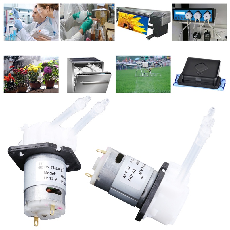 Đầu Máy Bơm 3x5mm DC 12V D3 Chuyên Dụng Cho Phòng Thí Nghiệm