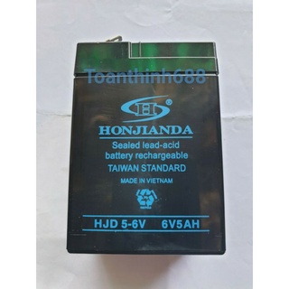 Bình acquy khô 6v 5Ah Honjianda