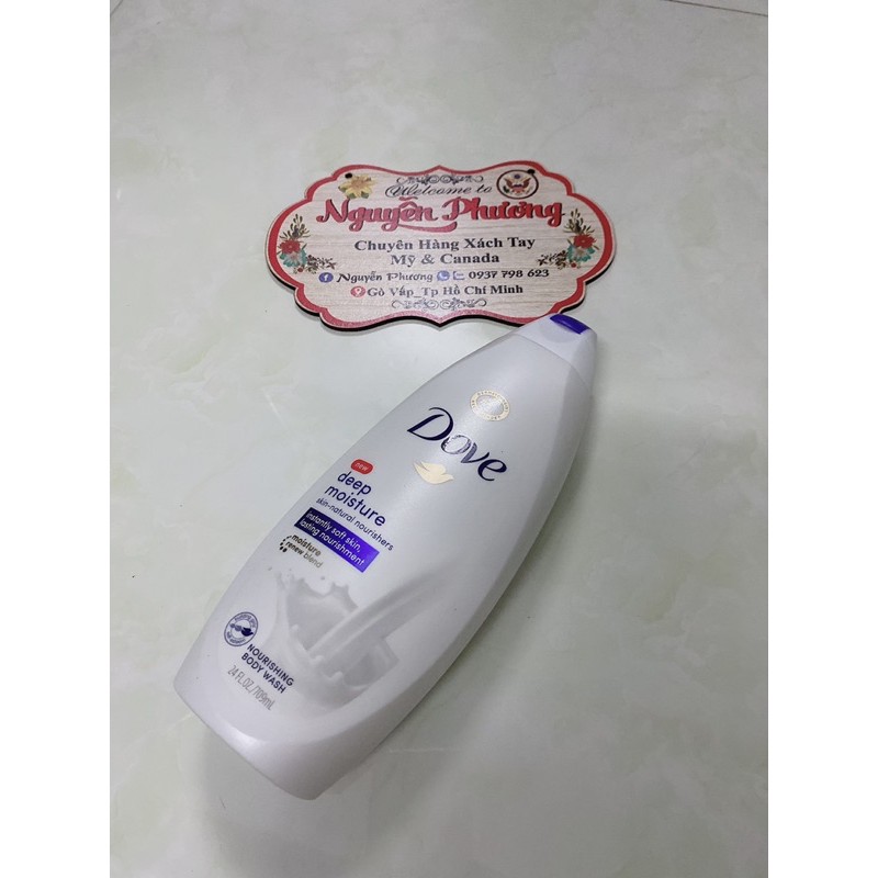 Sữa tắm Dove mĩ deep moisture 709ml.