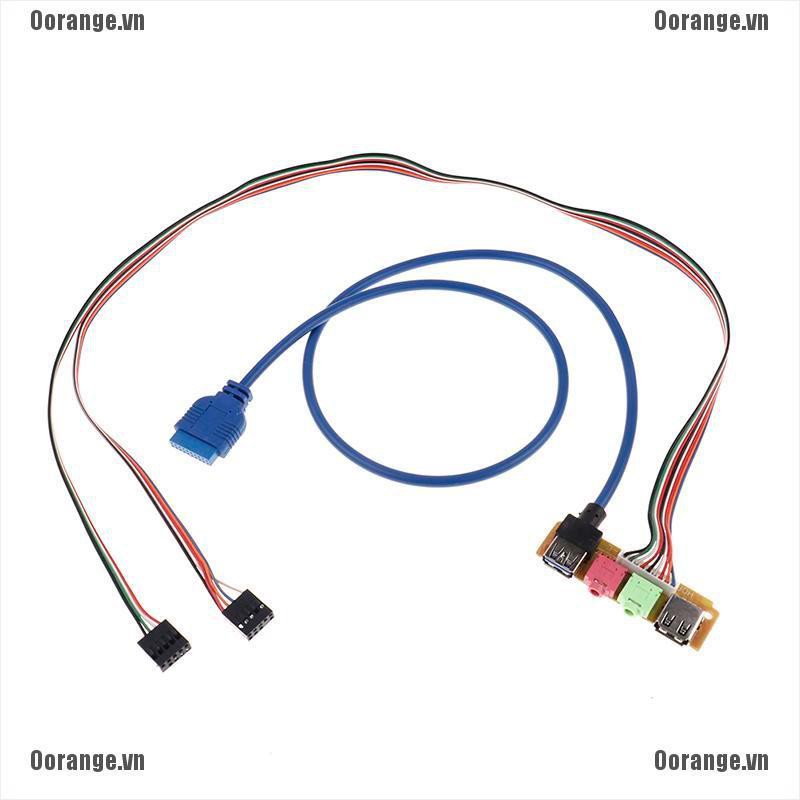 Bảng Điều Khiển Usb 2.0 + 3.0 Đi Kèm Dây Cáp 70cm