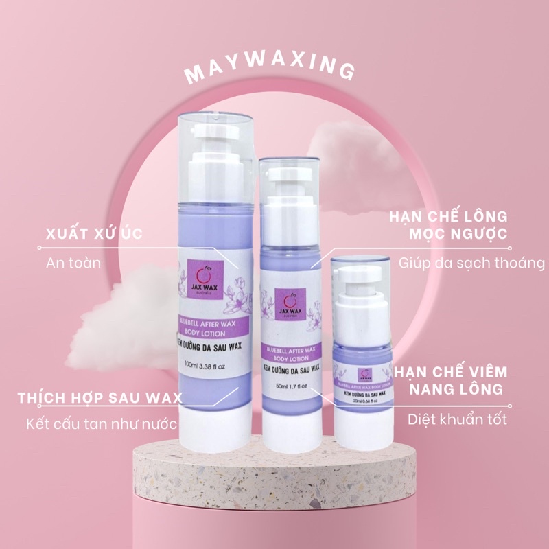 KEM DƯỠNG SAU WAXING - Jac Wax Úc [ Chai chiết ]