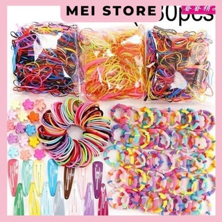 Set Cột Tóc 780 Món Cho Bé Gái Tieuis Store Ulzzang