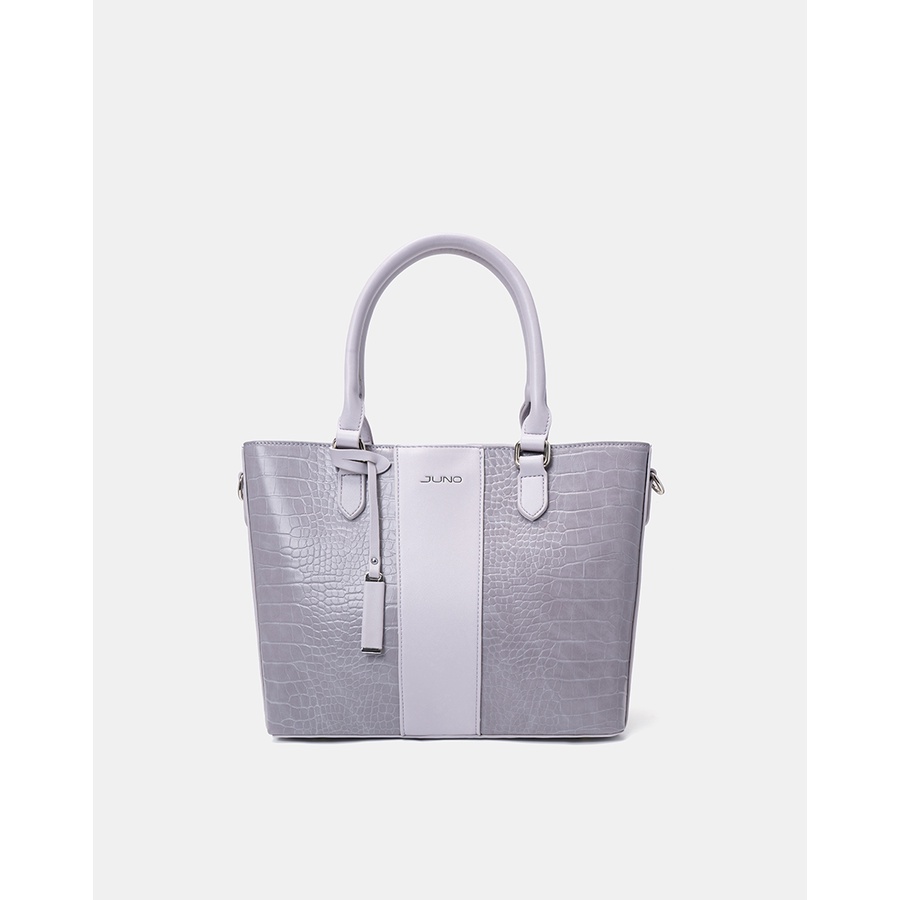 Túi Xách Nữ Thời Trang JUNO Da Trơn Tote Ngăn Lớn TXL064