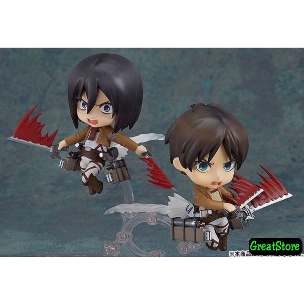 MÔ HÌNH Atack on Titans Q SIZE MIKASA 365 2001,Eren 375 2000, LEVI 390 417,Arlert 435,ERWIN 775, Hange 1123