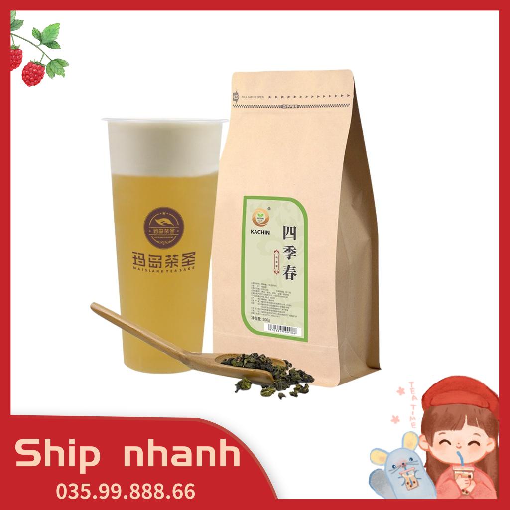 Trà Olong Tứ Quý Xuân 500g Kachin Ôlong vàng trà hoa quả