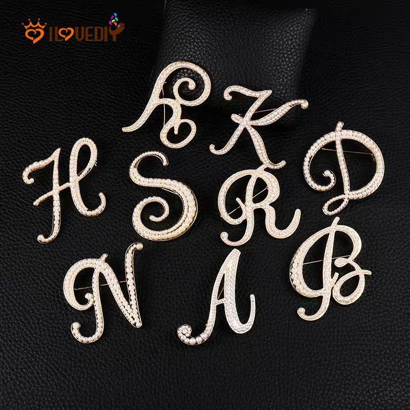 Ghim CàI ÁO HìNh Chữ TiếNg Anh ĐíNh Kim Cương Giả ThờI Trang Cho Nữ