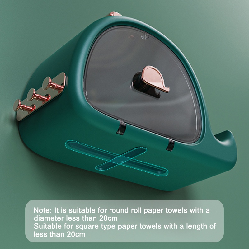 QQ Giá Đỡ Cuộn Giấy Vệ Sinh Đa Năng Xoay 360 Độ Tiện Lợi Dành Cho Nhà Tắm° Hộp Đựng Khăn Giấy Gắn Tường Chống Thấm Nước Tiện Dụng