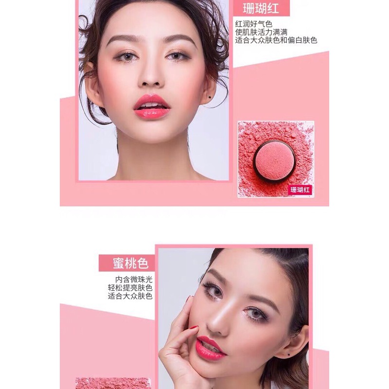 TẶNG LỖ (mút +gương) Phấn má hồng Bioaqua dạng bột | BigBuy360 - bigbuy360.vn