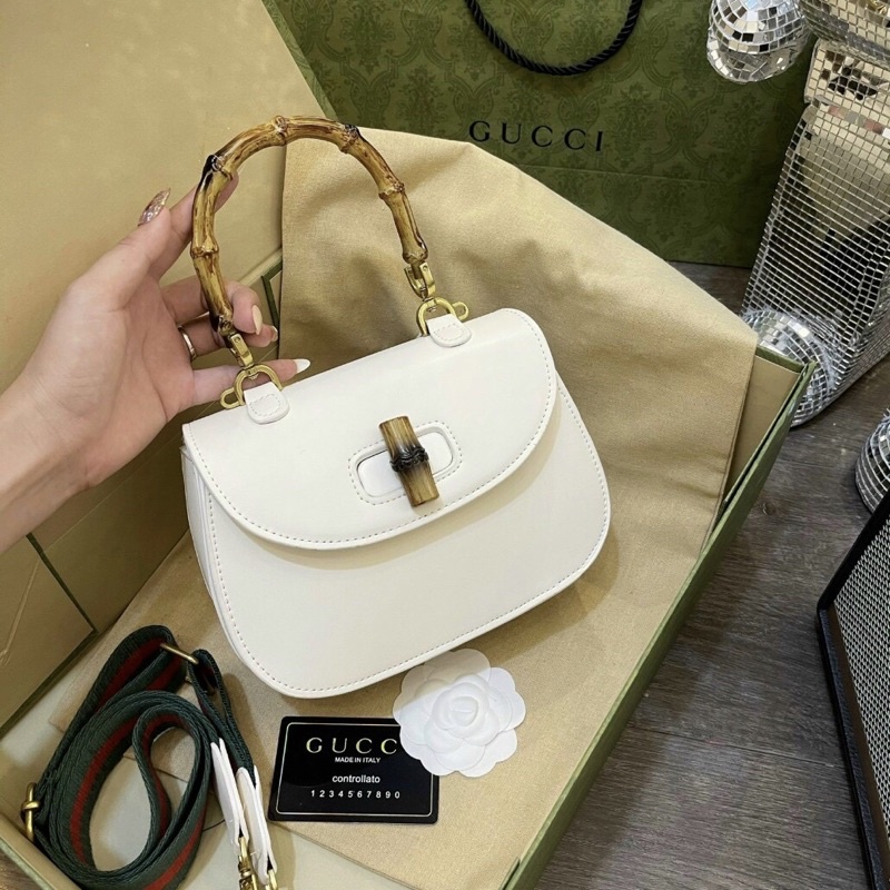 Túi xách đeo chéo nữ hàng hiệu xuất dư Quai Tre size 22cm túi cầm tay đi tiệc sang chảnh phong cách hotgirl