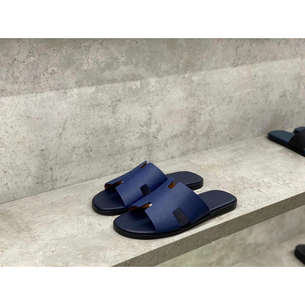 Dép Lê Quai Ngang Xanh Than, Dép HM Nam Nữ Charcoal Green Hot Trend 2022