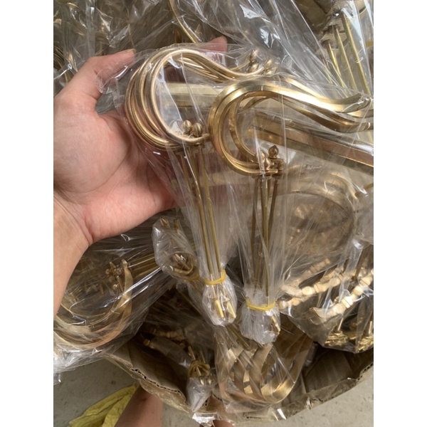 Móc đồng khuyên + nẹp
