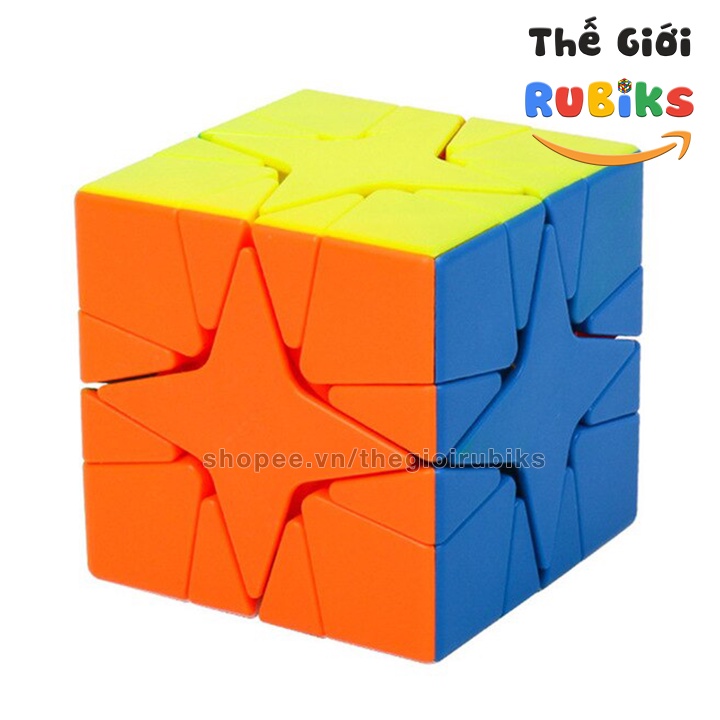 Set 3 Rubik Biến Thể MoYu Meilong Double Skew + Polaris + Maple Leaves Skew Cube