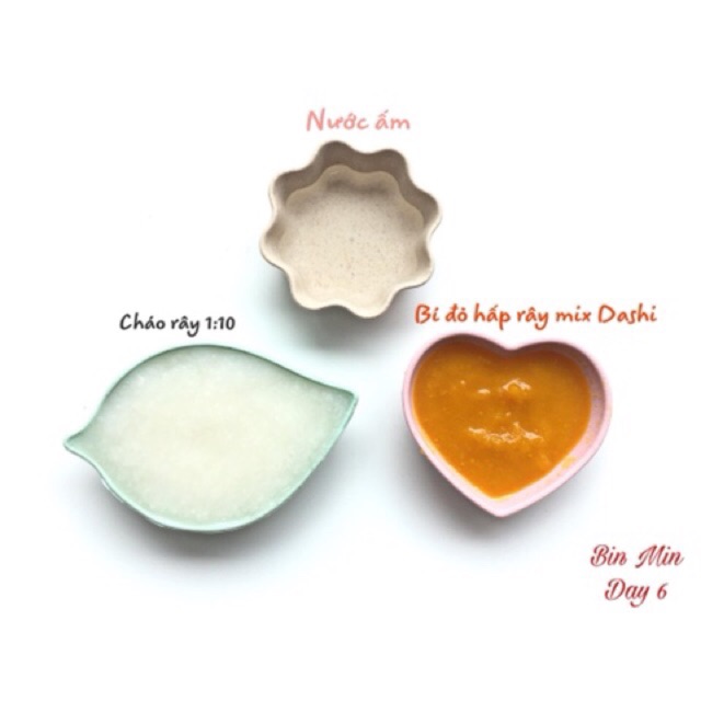 Chén ăn dặm lúa mạch mini cho bé
