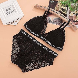 Set nội y 2 món phối ren nâng ngực quyến rũ cho nữ