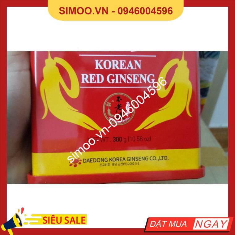 💥 ⚡ SẢN PHẨM CHÍNH HÃNG 💥 ⚡ Hồng Sâm Củ Khô 6 Năm Tuổi Daedong Korea 300g Hộp 10 Củ 💥 ⚡